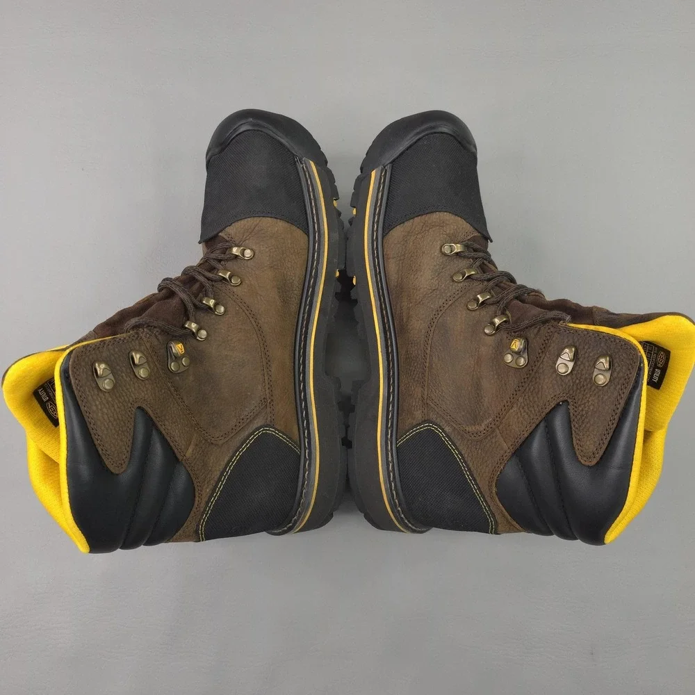 Keen Utility Boots Mens Size 14D Brown Leather Milwaukee Work Boot Safety Toe